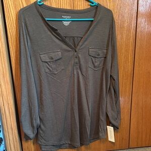 NWT Sonoma Women's Moss Stone Top